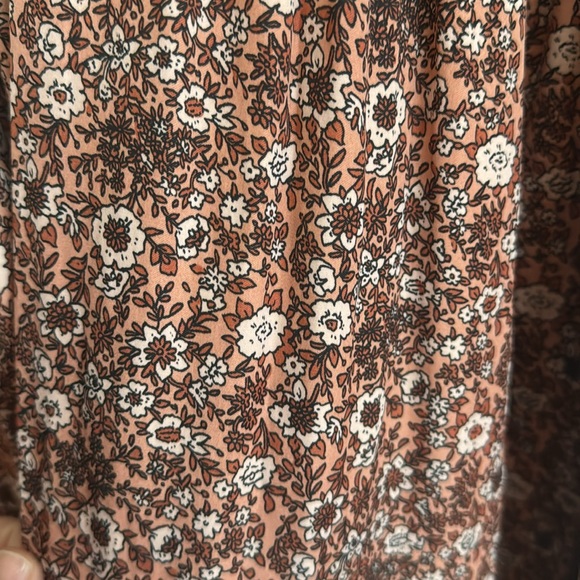 Lane Bryant 3/4 Sleeve Flounce Hem Midi Dress in Rose Floral | Plus Size Dress - Picture 5 of 11